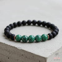 Jade & Onyx Bracelet | Beaded Crystal Jewelry