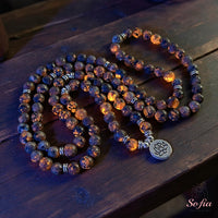 Yooperlite Necklace | UV Reactive 108 Mala Jewelry