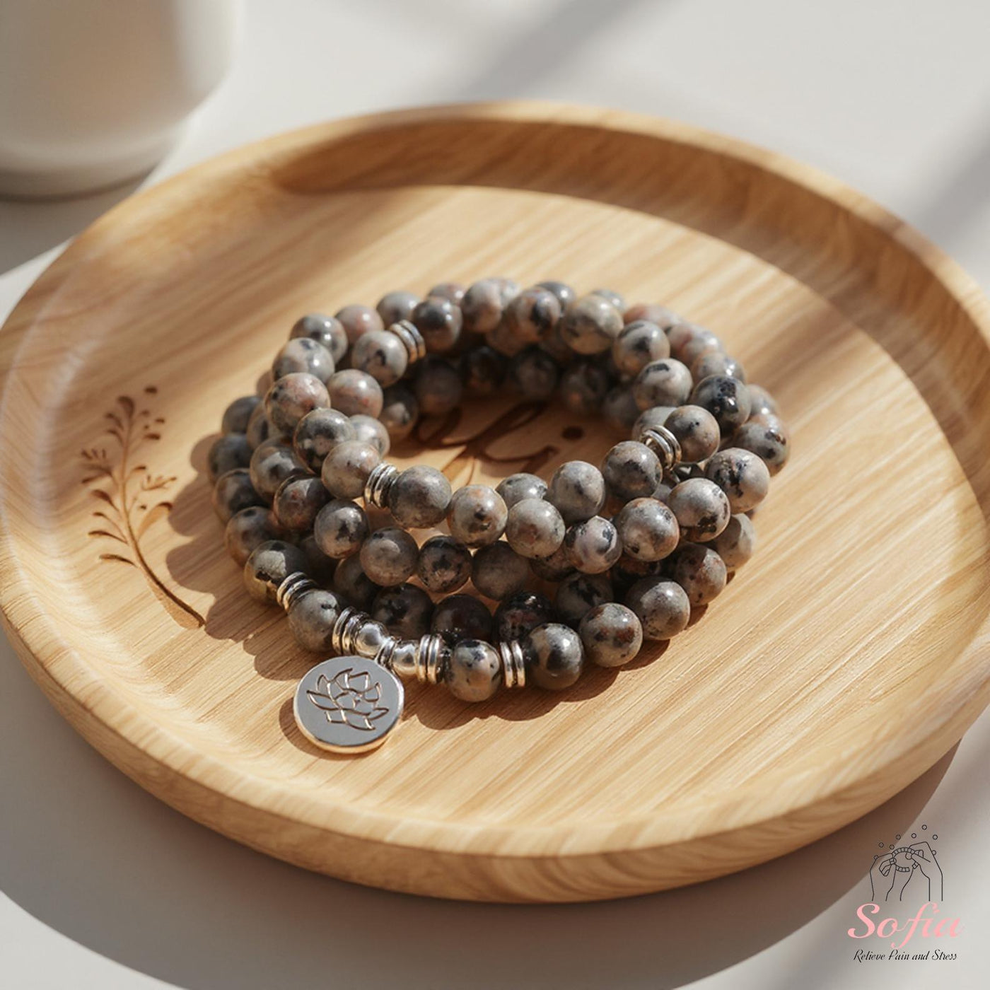 Yooperlite Necklace | UV Reactive 108 Mala Jewelry