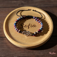 Infinite Heart Jasper Bracelet | Layering Gemstone Jewelry