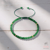Smaragd-Armband | Zarter Edelsteinschmuck zum Layering