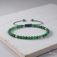Smaragd-Armband | Zarter Edelsteinschmuck zum Layering