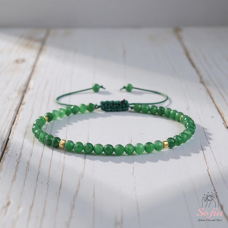 Emerald Bracelet | Healing Jewelry â€?Gift for Her & Gift for Him - photo 1