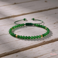 Smaragd-Armband | Zarter Edelsteinschmuck zum Layering