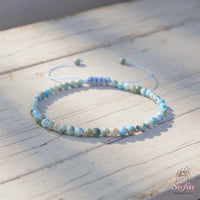 Larimar Bracelet | Delicate Layering Gemstone Jewelry