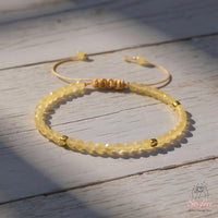 Citrine Bracelet | Delicate Layering Gemstone Jewelry