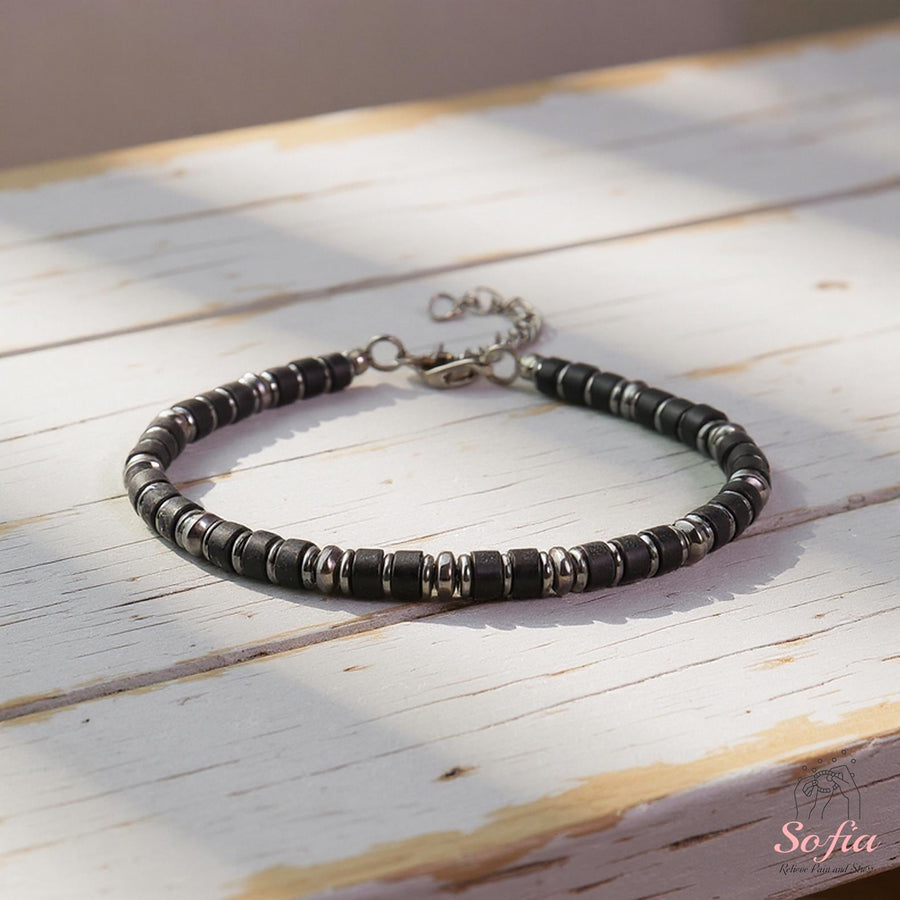 Hematite Bracelet | Protection Jewelry â€?Gift for Him - photo 1