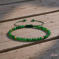 Smaragd-Armband | Zarter Edelsteinschmuck zum Layering