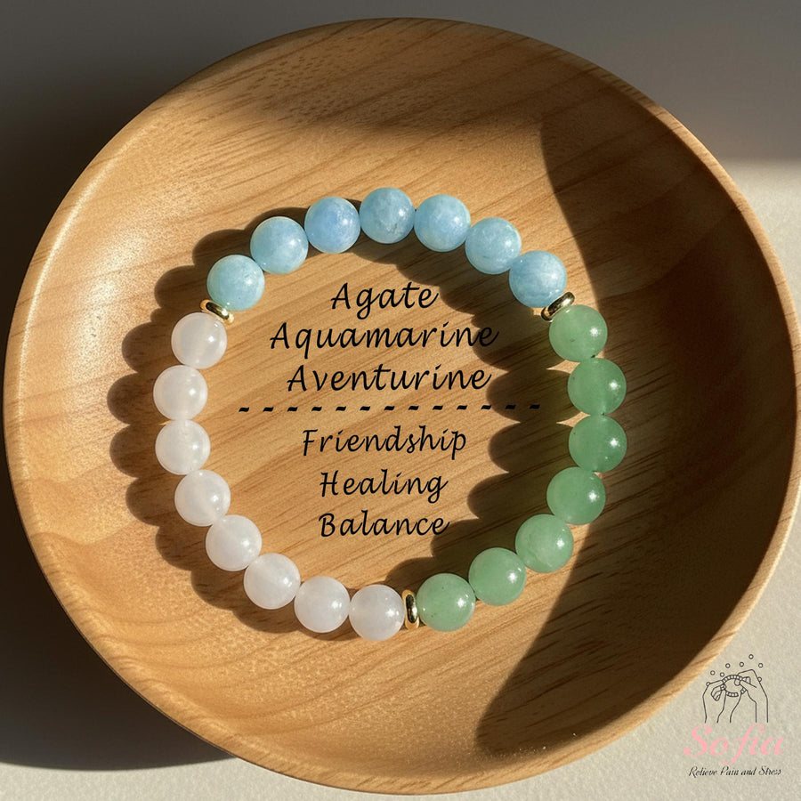 Aventurine Bracelet | Healing Crystal Jewelry â€?Gift for Her & Gift for Him - photo 1