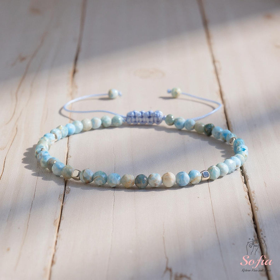 Larimar Bracelet | Healing Jewelry â€?Gift for Her & Gift for Him - photo 1