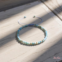 Larimar Bracelet | Delicate Layering Gemstone Jewelry