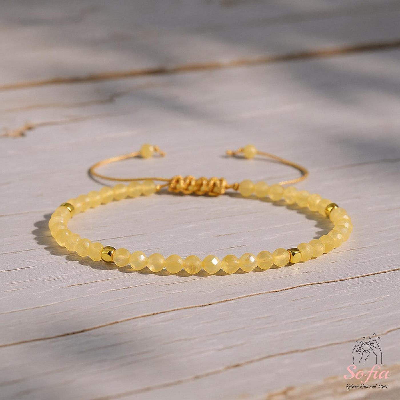 Citrine Bracelet | Delicate Layering Gemstone Jewelry