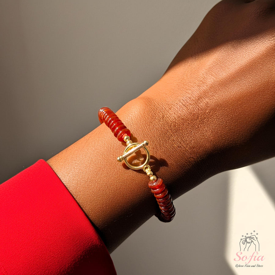 Carnelian Bracelet | Healing Crystal Jewelry - photo 1