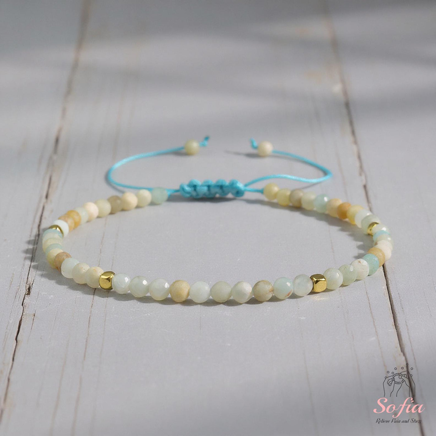 Amazonite Bracelet | Delicate Layering Gemstone Jewelry