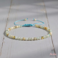 Amazonite Bracelet | Delicate Layering Gemstone Jewelry