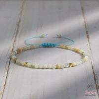 Amazonite Bracelet | Delicate Layering Gemstone Jewelry