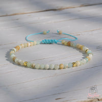 Amazonite Bracelet | Delicate Layering Gemstone Jewelry