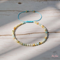 Amazonite Bracelet | Delicate Layering Gemstone Jewelry