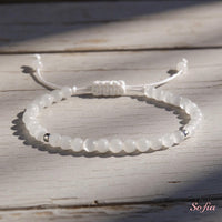 Selenite Bracelet | Delicate Layering Gemstone Jewelry