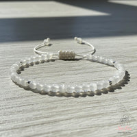 Selenite Bracelet | Delicate Layering Gemstone Jewelry