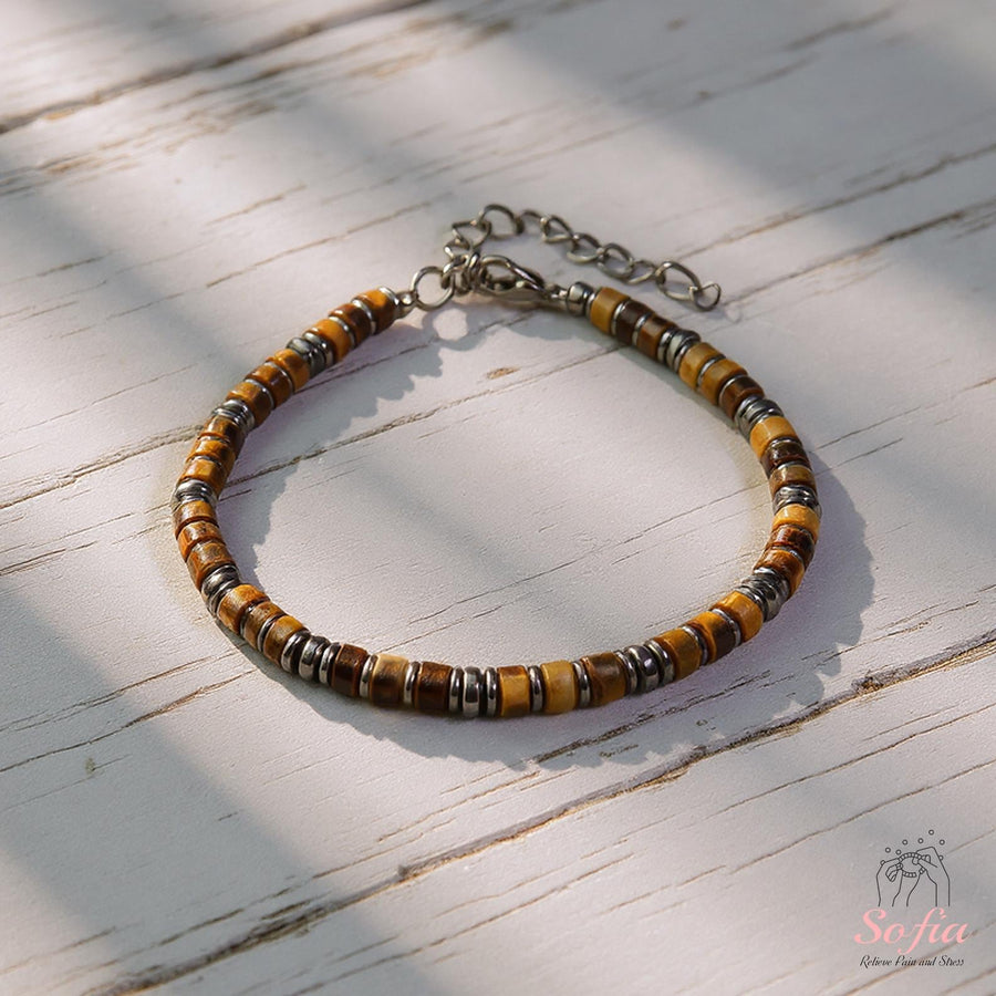 Hematite Bracelet | Protection Jewelry â€?Gift for Him - photo 1