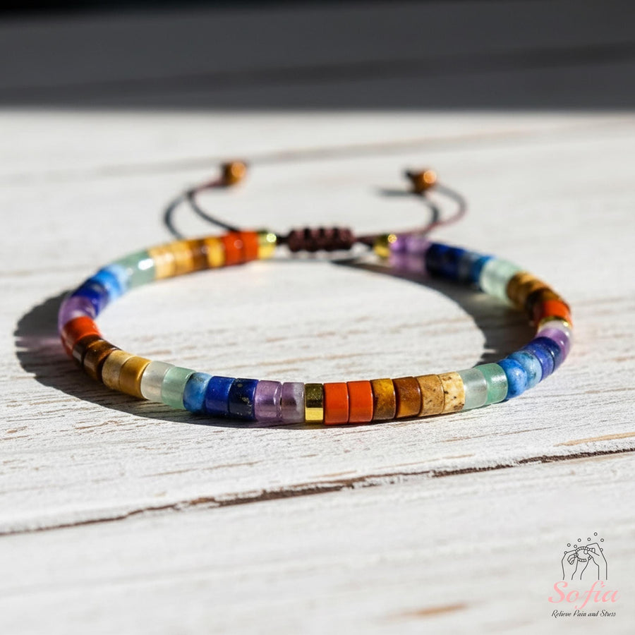 Lapis lazuli Bracelet | UV Reactive Color-Changing Jewelry - photo 1