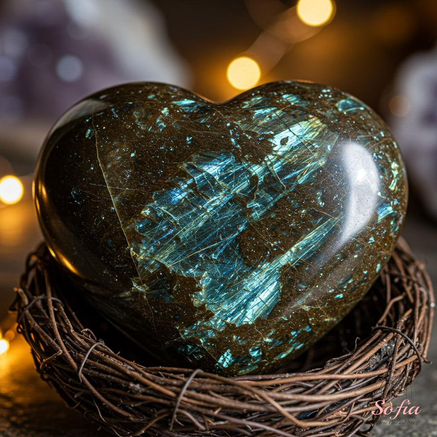 Labradorite Crystal Cluster | Healing Crystal Decor - photo 1