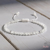 Selenite Bracelet | Delicate Layering Gemstone Jewelry