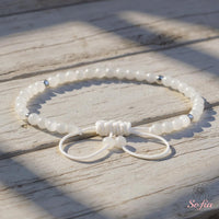 Selenite Bracelet | Delicate Layering Gemstone Jewelry