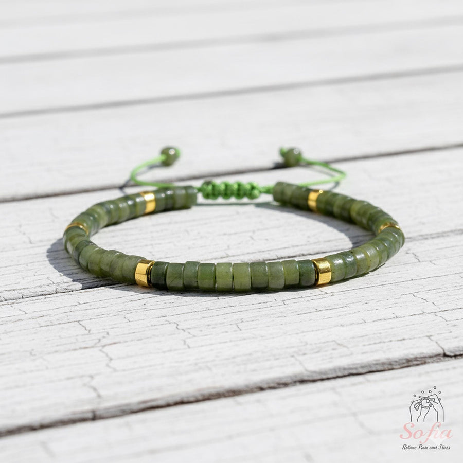 Nephrite Bracelet | Dainty Jewelry â€?Gift for Her & Gift for Him - photo 1