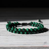 Green Tigers Eye Bracelet | Layering Gemstone Jewelry