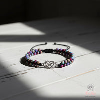 Infinite Heart Jasper Bracelet | Layering Gemstone Jewelry