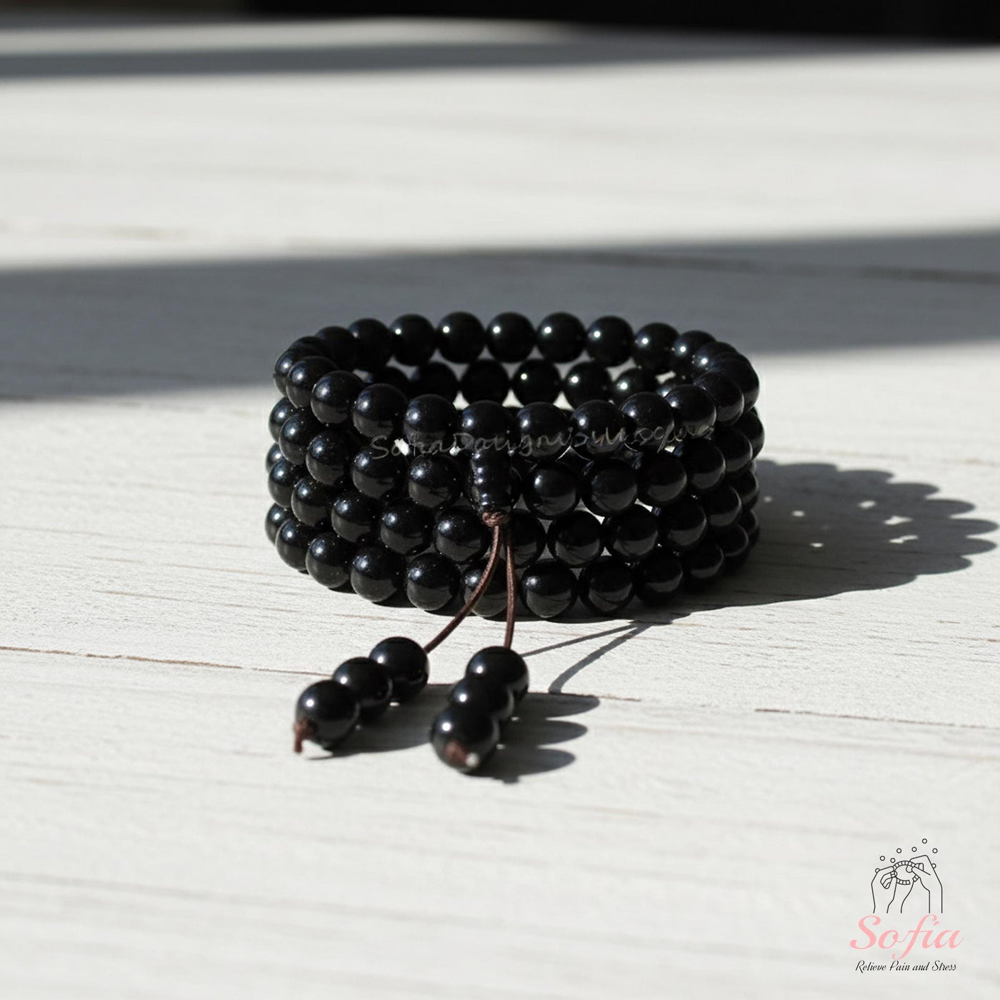 Obsidian Necklace | 108 Mala Beads Jewelry