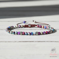 Sea Sediment Jasper Bracelet | Delicate Layering Gemstone Jewelry