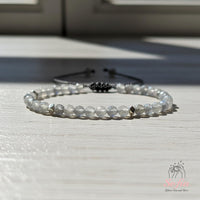 Moonstone Bracelet | Delicate Layering Gemstone Jewelry