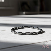Dainty Hematite Beaded Bracelet | Crystal Jewelry