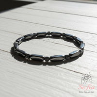 Dainty Hematite Beaded Bracelet | Crystal Jewelry
