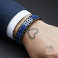 Lapis Lazuli Beaded Bracelet | Crystal Jewelry