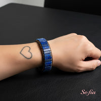 Lapis Lazuli Beaded Bracelet | Crystal Jewelry