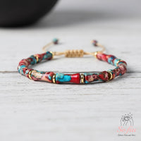 Imperial Jasper Bracelet | Delicate Layering Gemstone Jewelry