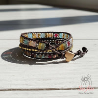 Jasper Wrap Bracelet | Crystal Jewelry