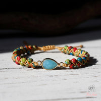 Amazonite & Jasper Bracelet | Layering Gemstone Jewelry
