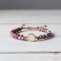 Imperial Jasper Bracelet | Layering Gemstone Jewelry