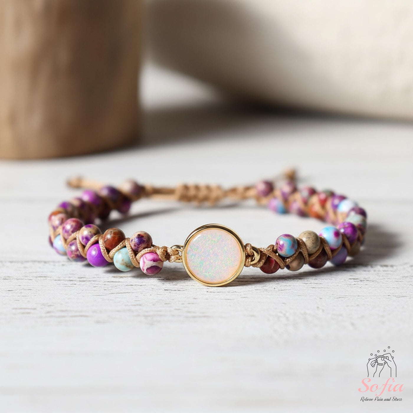 Imperial Jasper Bracelet | Layering Gemstone Jewelry