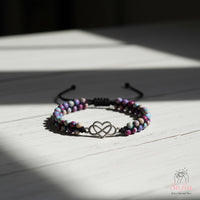 Infinite Heart Jasper Bracelet | Layering Gemstone Jewelry