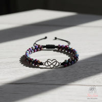Infinite Heart Jasper Bracelet | Layering Gemstone Jewelry