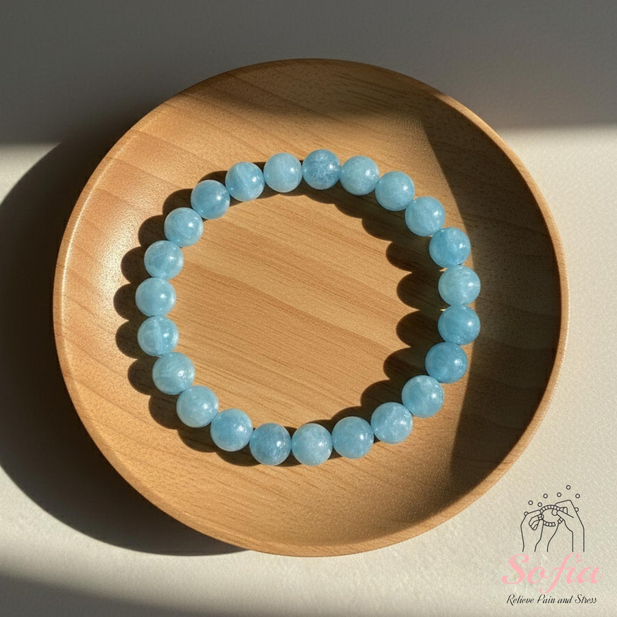 Aquamarine Bracelet | Healing Crystal Jewelry - photo 1
