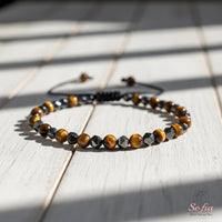 Triple Protection Bracelet | Delicate Layering Gemstone Jewelry