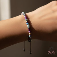 Sea Sediment Jasper Bracelet | Delicate Layering Gemstone Jewelry
