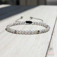 Moonstone Bracelet | Delicate Layering Gemstone Jewelry